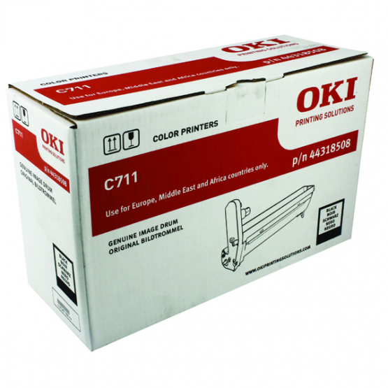 Oki C711 Black Original Imaging Drum (44318508) 